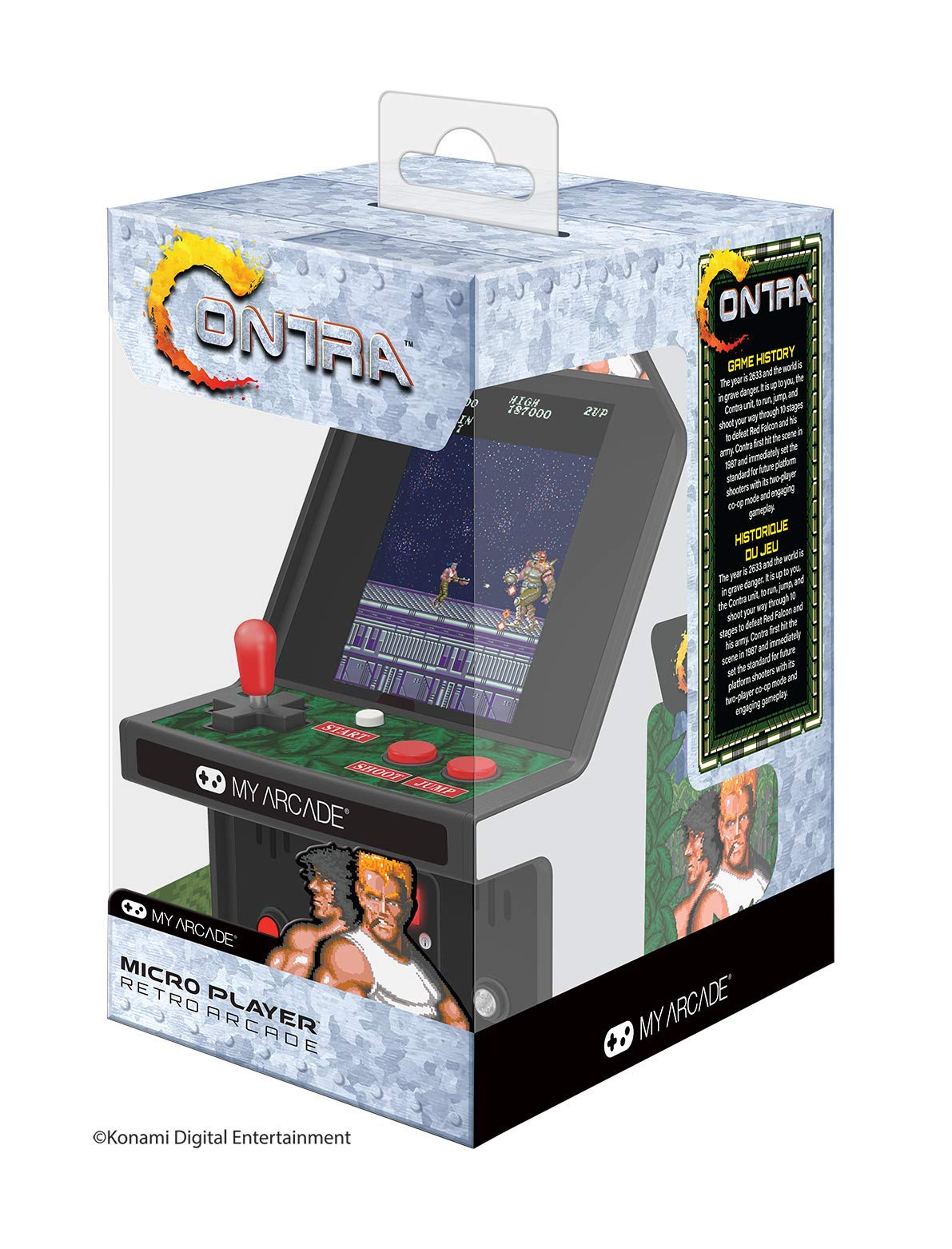 My Arcade Micro Jugador Contra Mini Cabina Retro My Arcade Micro Jugador Contra Mini Cabina Retro
